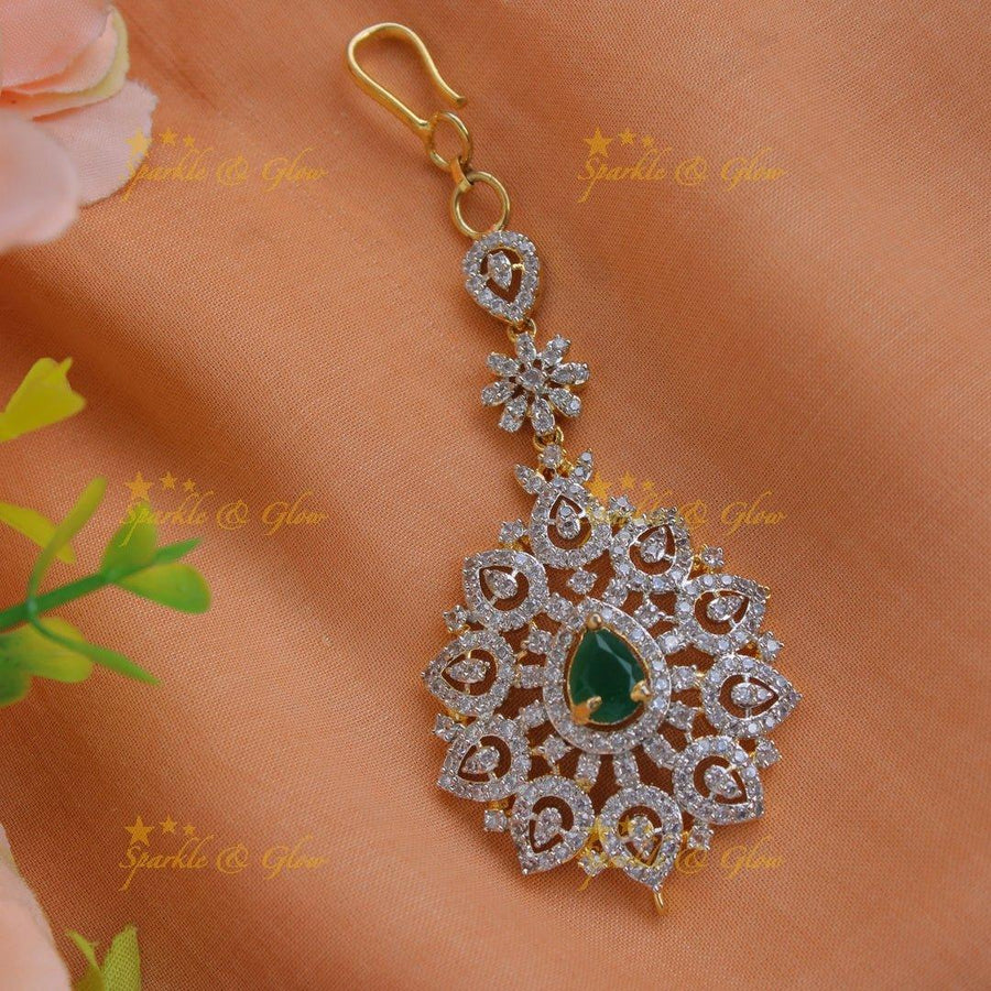 GJ polish AD Tikka - Green - Sparkle and Glow