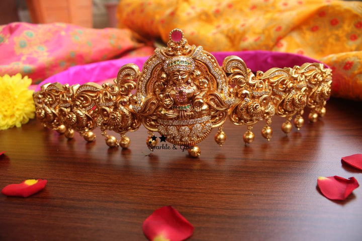 Gold alike polished peacock style nagas hipbelt - Sparkle and Glow