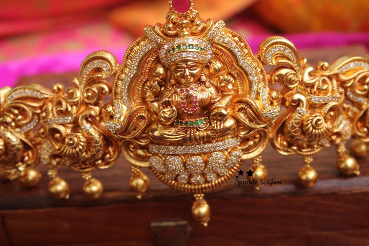 Gold alike polished peacock style nagas hipbelt - Sparkle and Glow