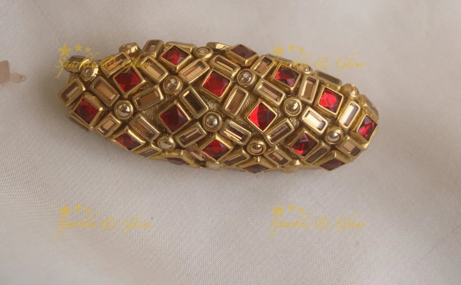 Stunning Diamond Floral Silkthread SareePin - Sparkle and Glow