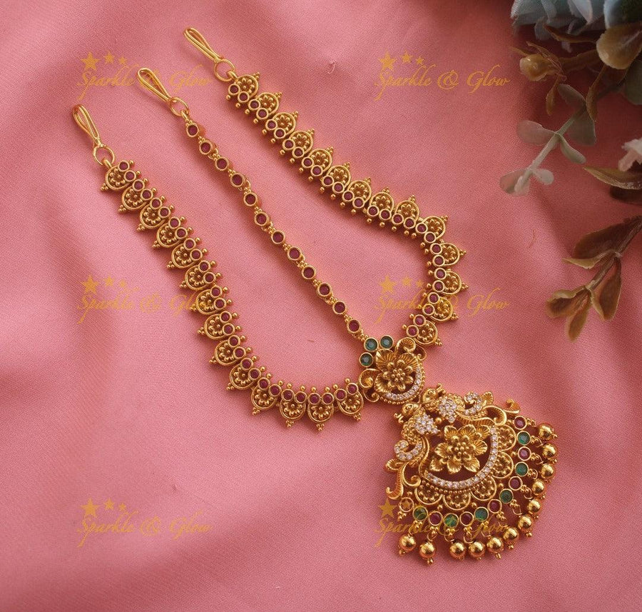 Sparkling Floral bridal set - Sparkle and Glow