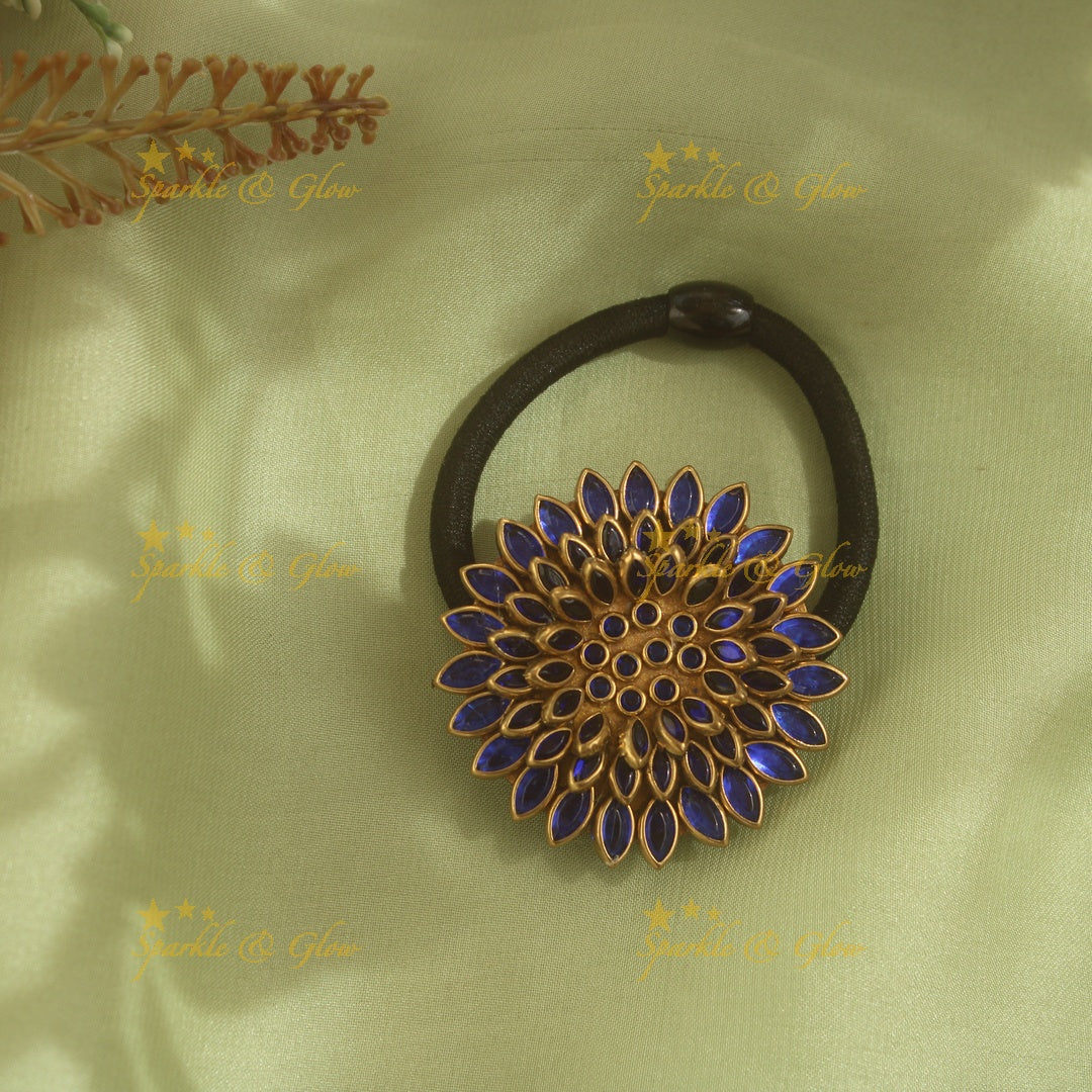 Stunning Floral kundan stone hair band