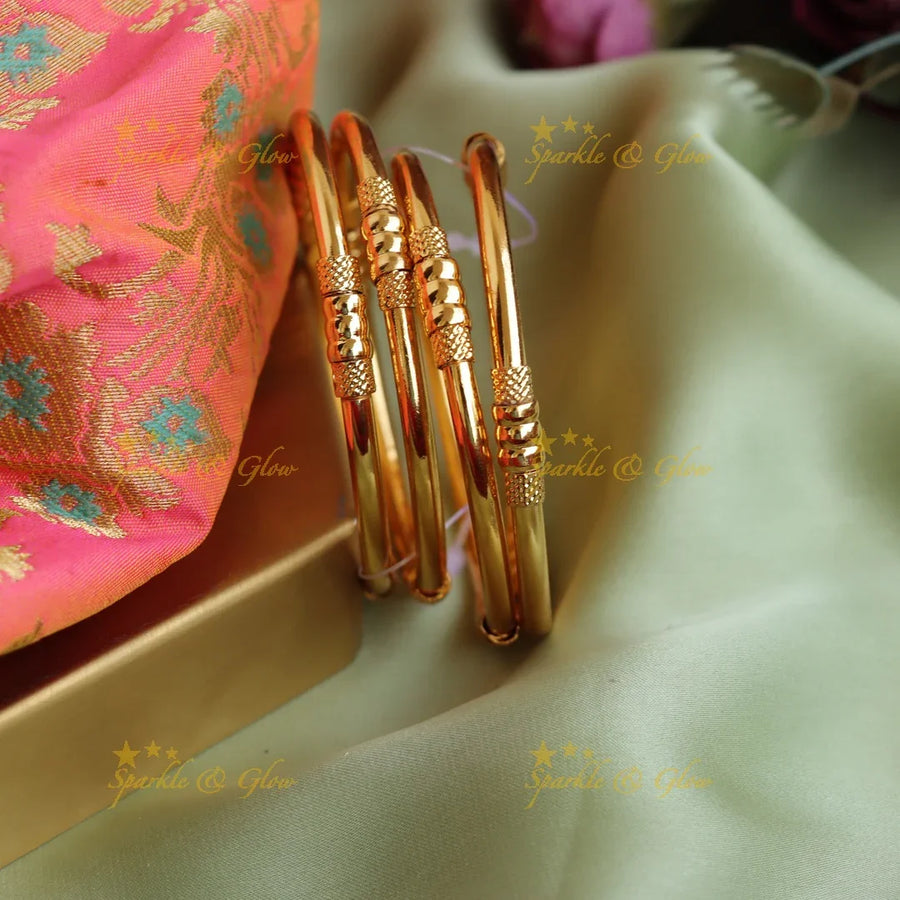 Elegant daily wear bangles two pairs, 2.4 - Sparkle and Glow