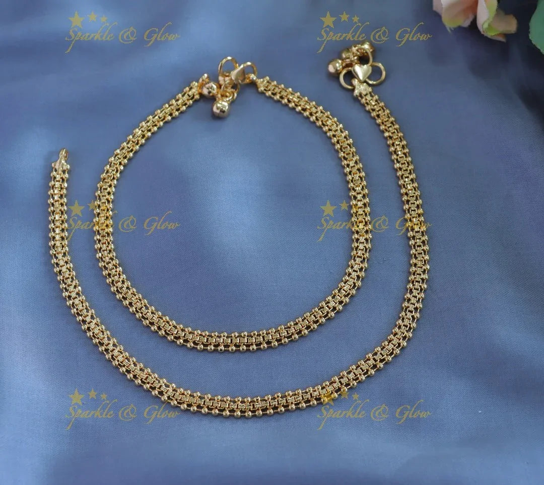 Stylish Gold-Like Anklet