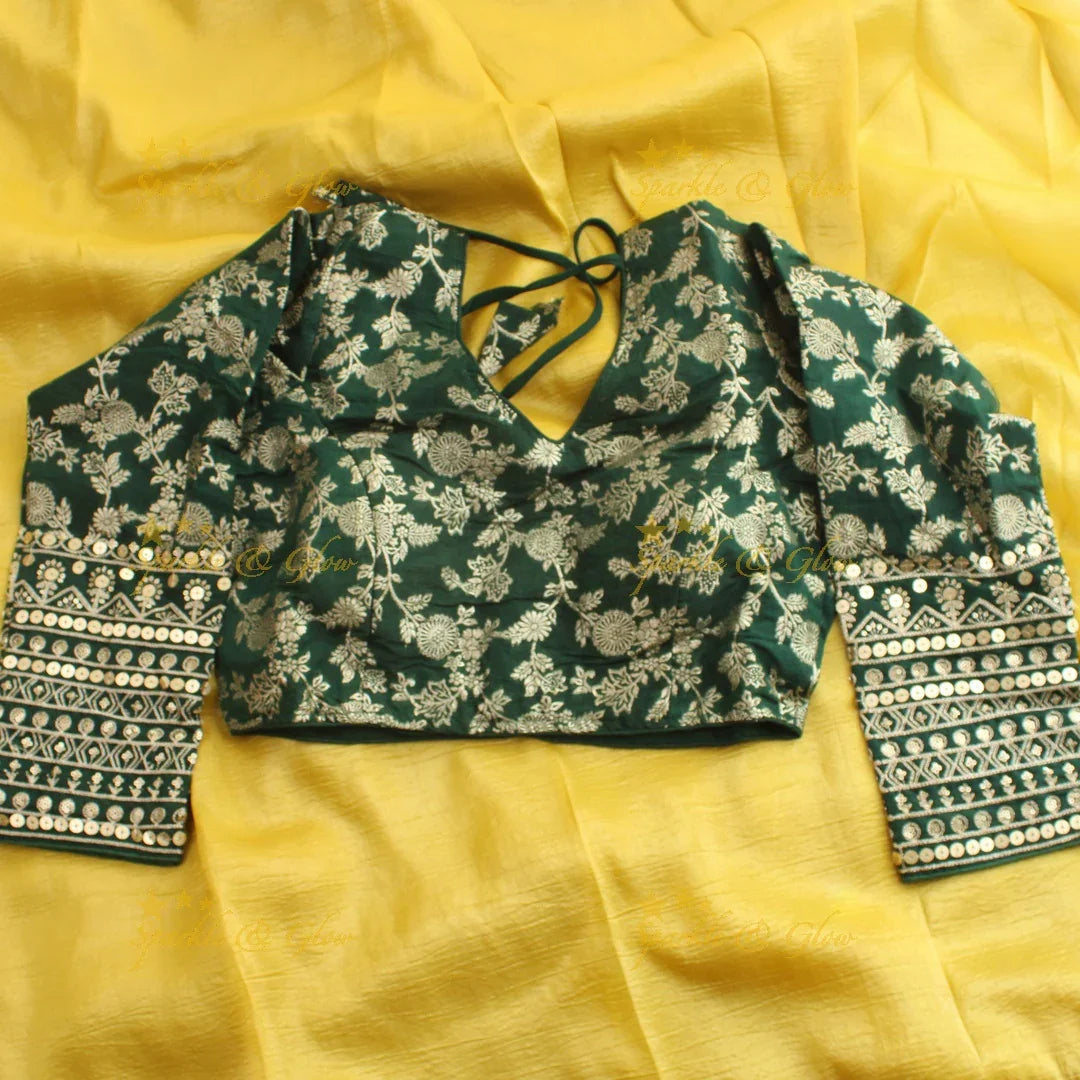 Pretty yellow colour tissue organza saree with readymade blouse - Sparkle and Glow