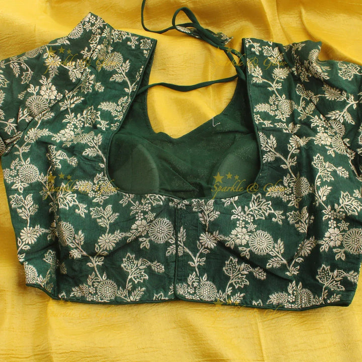 Pretty yellow colour tissue organza saree with readymade blouse - Sparkle and Glow