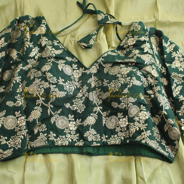 Pretty yellow colour tissue organza saree with readymade blouse - Sparkle and Glow