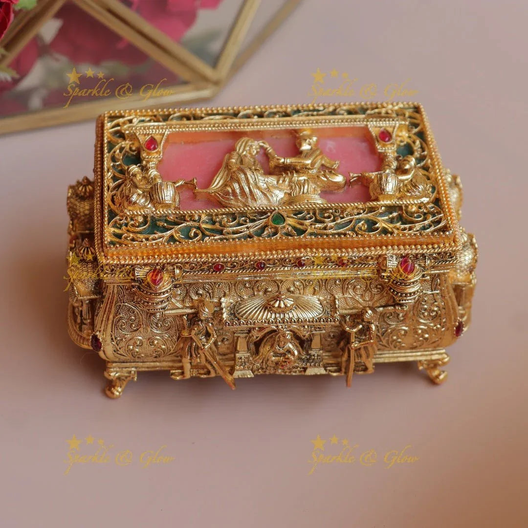 Stunning Vivah Bridal Procession Kumkum box - Sparkle and Glow