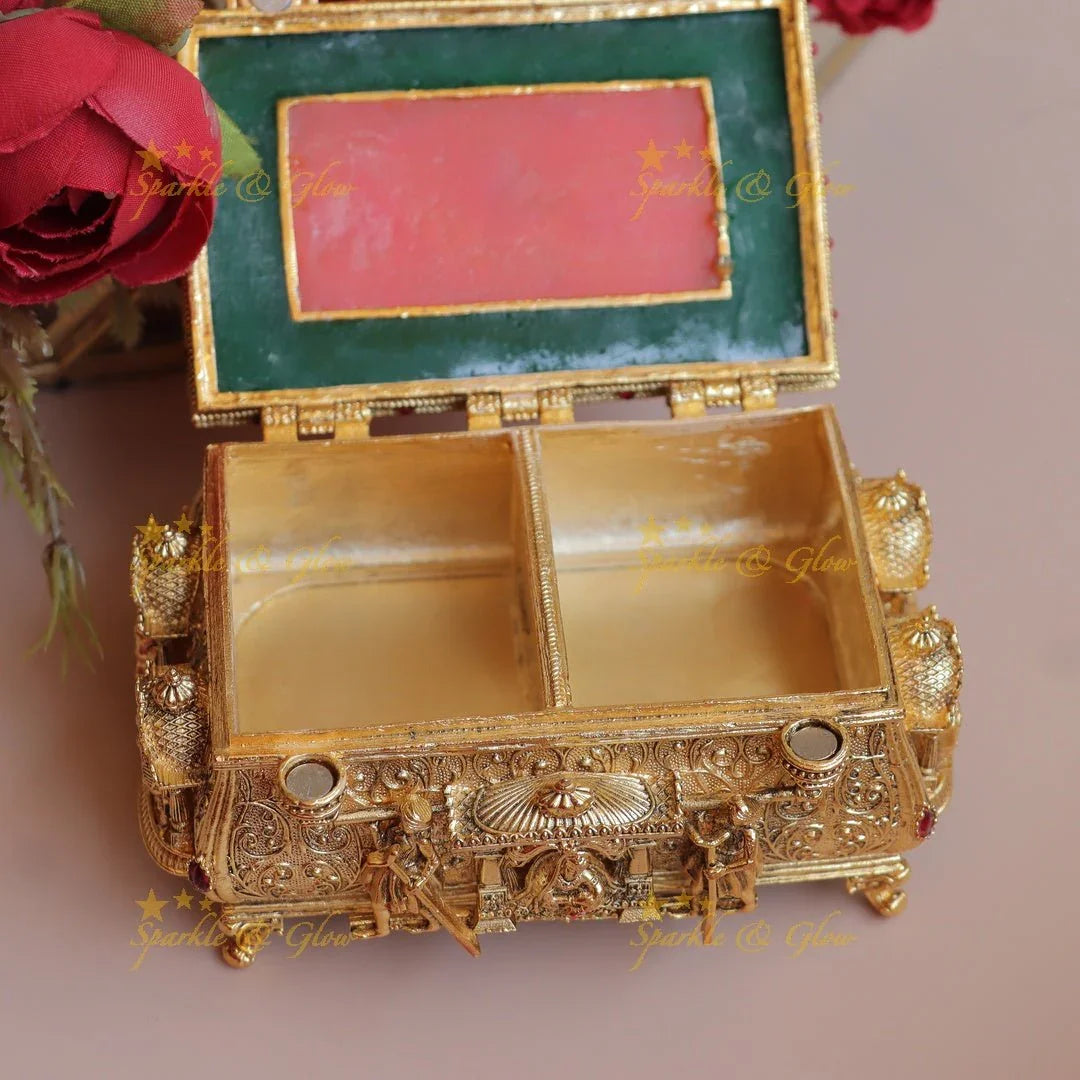 Stunning Vivah Bridal Procession Kumkum box - Sparkle and Glow