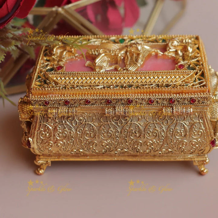 Stunning Vivah Bridal Procession Kumkum box - Sparkle and Glow