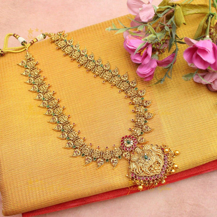 Mustard Yellow Kanjivaram Silk Saree with Red Zari Border & Temple Motifs - Sparkle and Glow