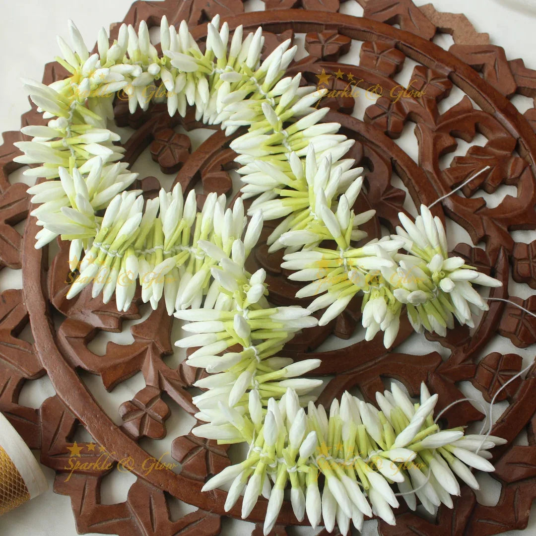 Beautiful Artificial Real Jasmine look alike Veena, Gajra - 2 Mollum