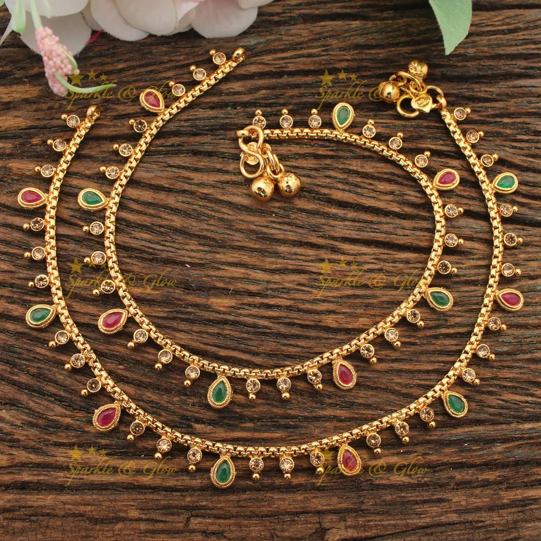 Traditional Waterdrop design Anklet