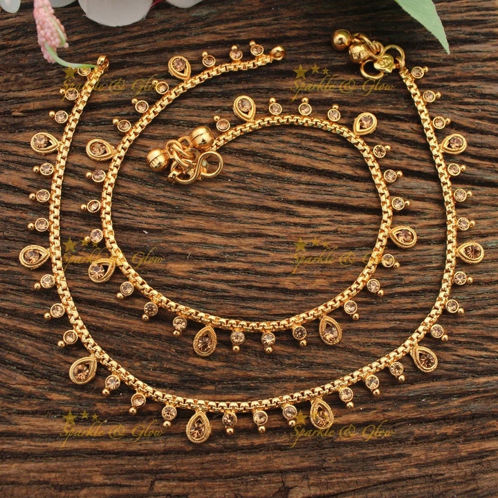 Traditional Waterdrop design Anklet