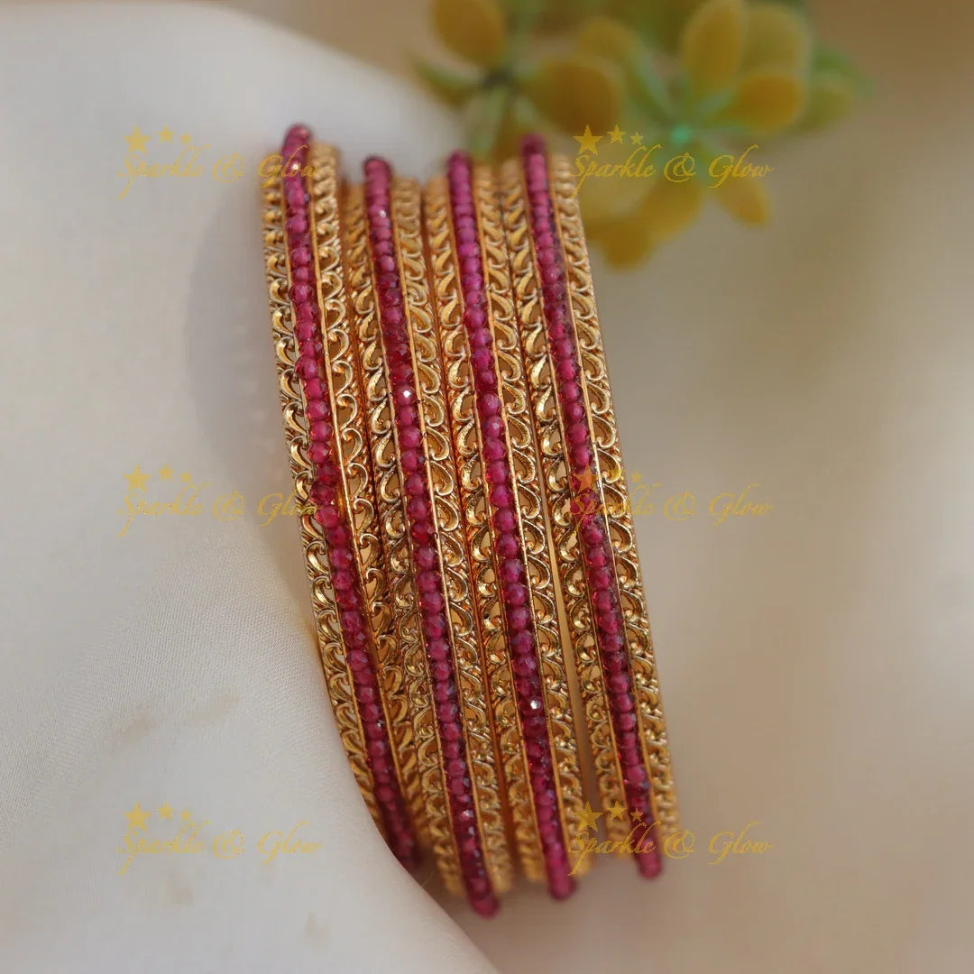 Stunning Kemp Bangles, Set of 4