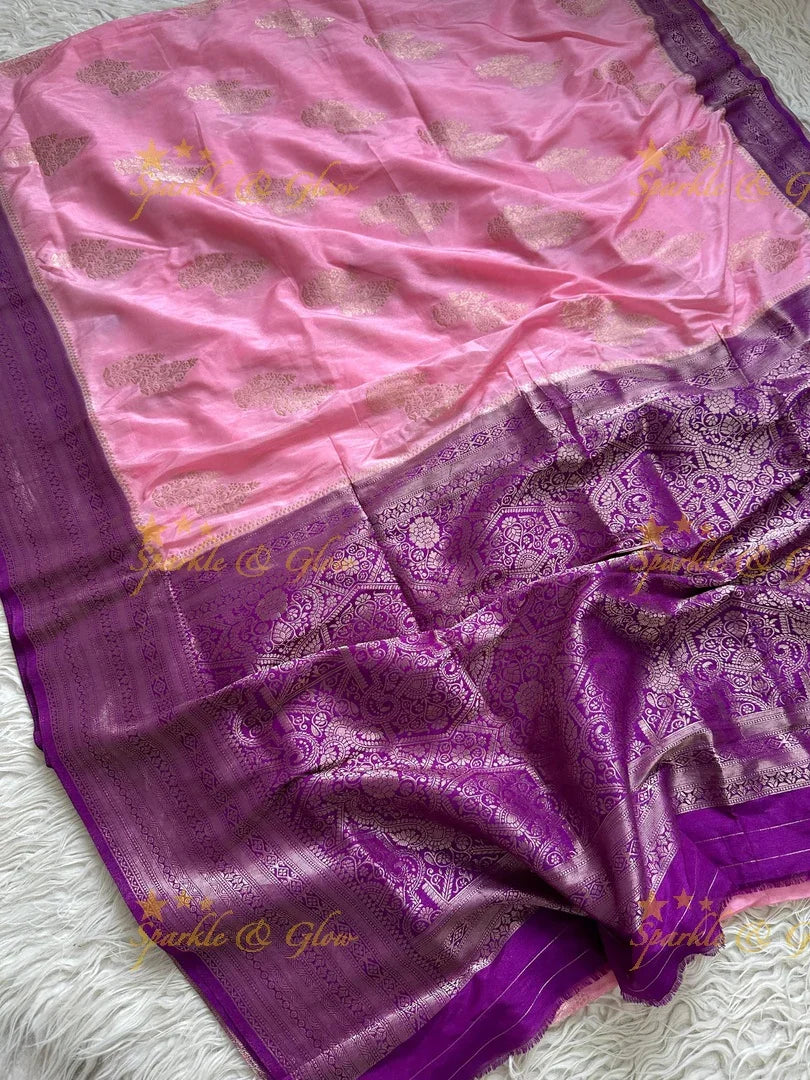 Elegant Semi Katan Banarasi Silk Saree