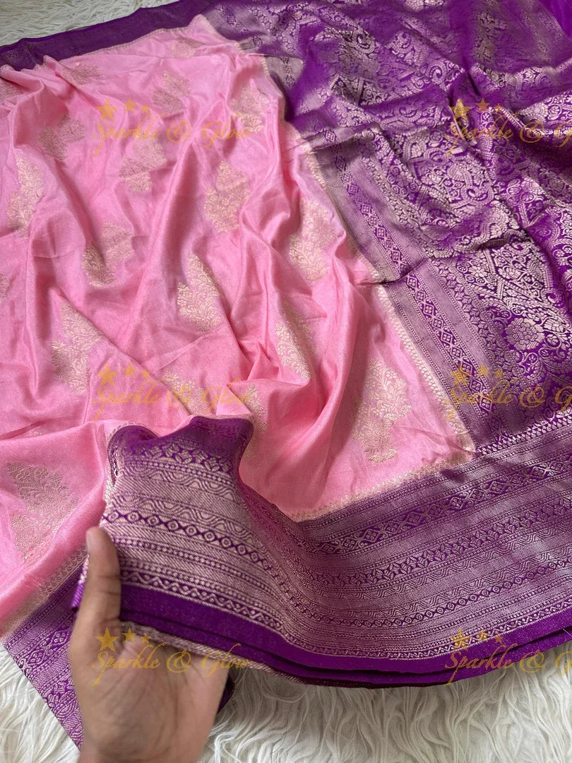 Elegant Semi Katan Banarasi Silk Saree