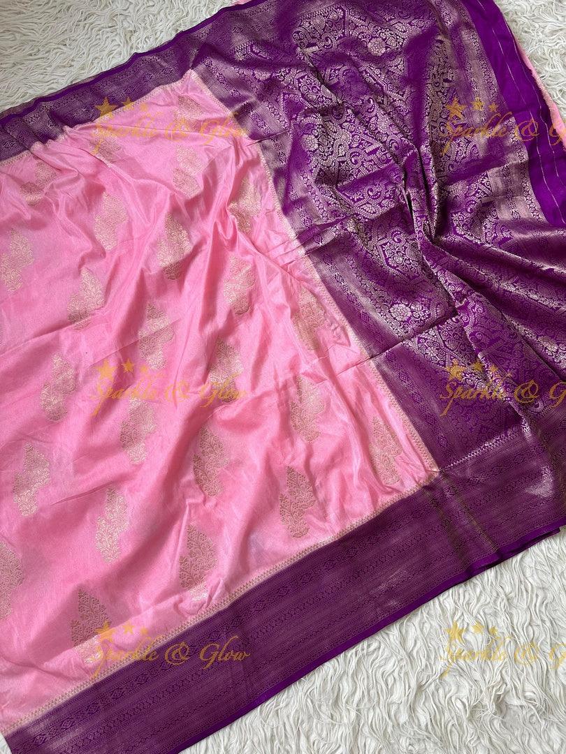 Elegant Semi Katan Banarasi Silk Saree
