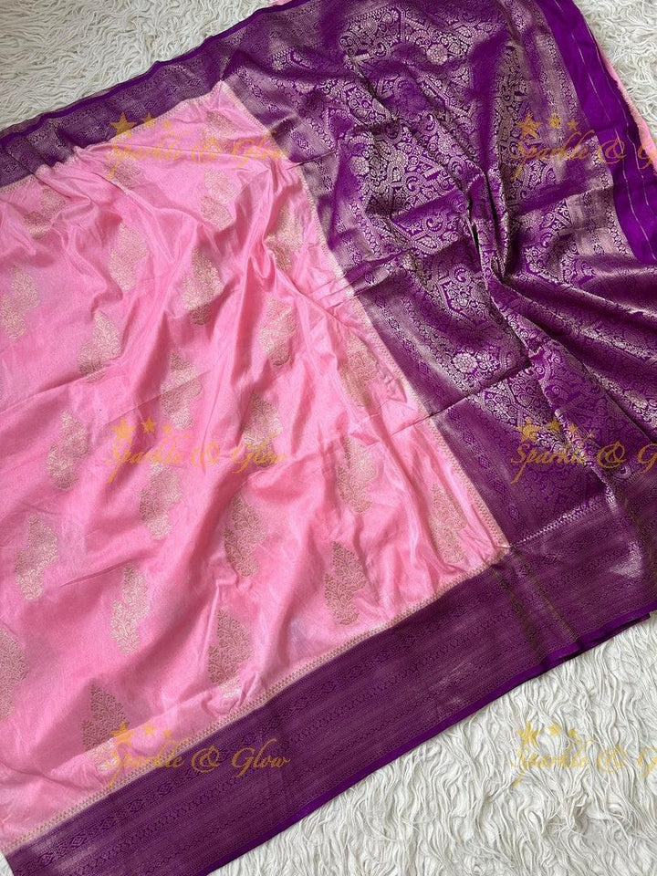 Elegant Semi Katan Banarasi Silk Saree