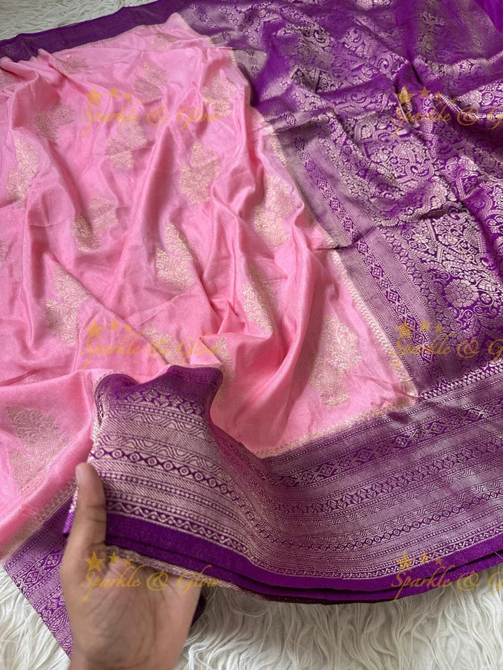 Elegant Semi Katan Banarasi Silk Saree