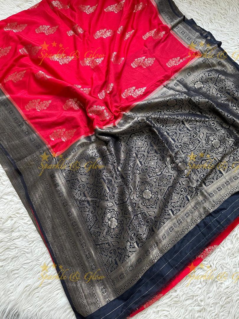 Elegant Semi Katan Banarasi Silk Saree