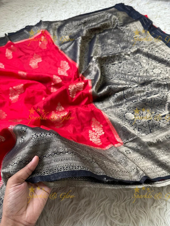 Elegant Semi Katan Banarasi Silk Saree