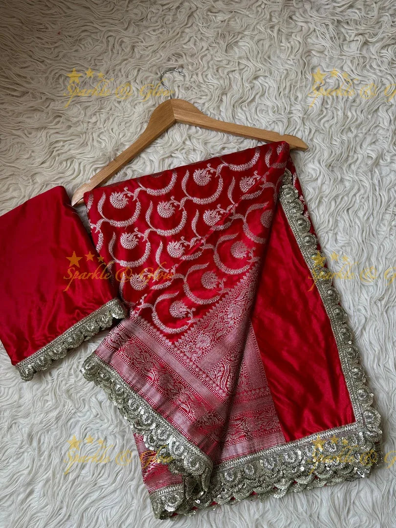 Stunning Banarasi Mashru Silk Saree