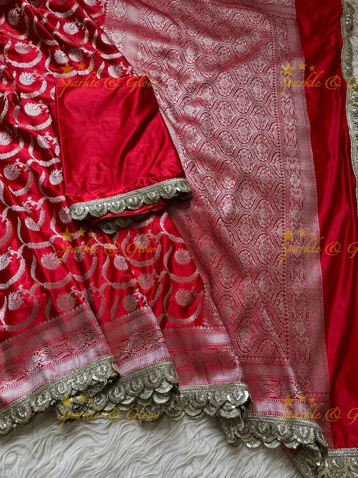 Stunning Banarasi Mashru Silk Saree