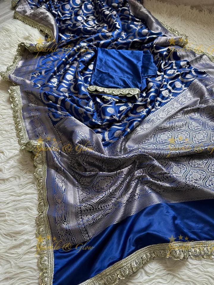 Stunning Banarasi Mashru Silk Saree