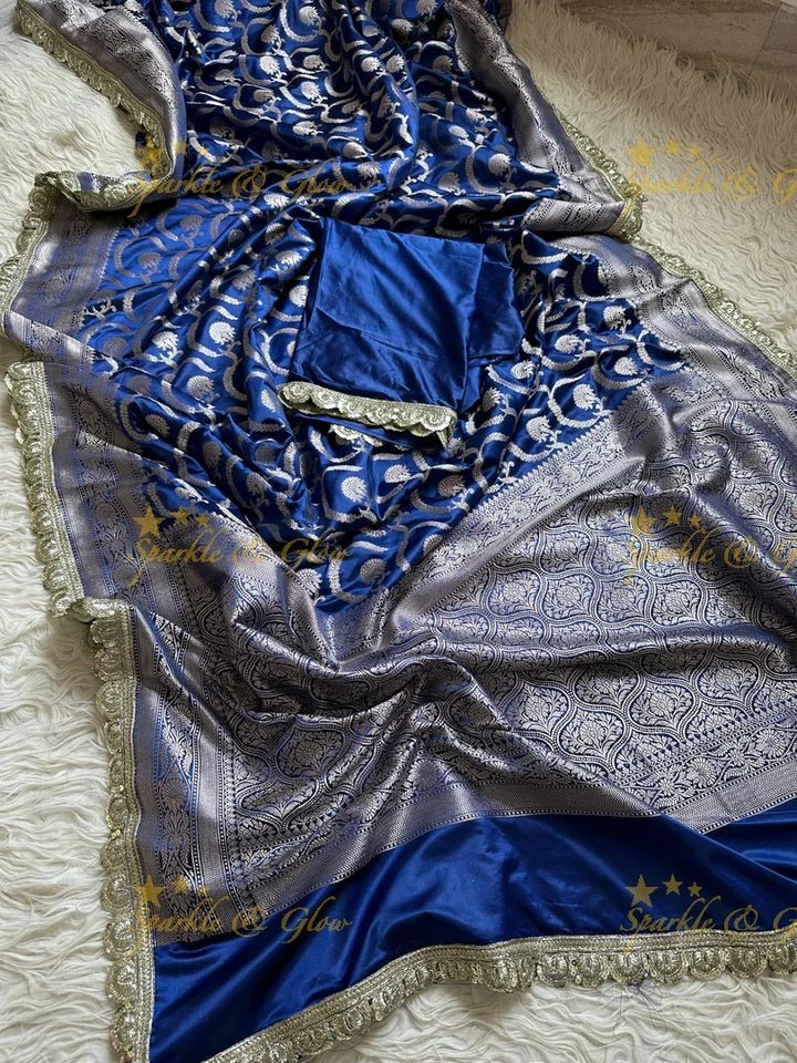 Stunning Banarasi Mashru Silk Saree