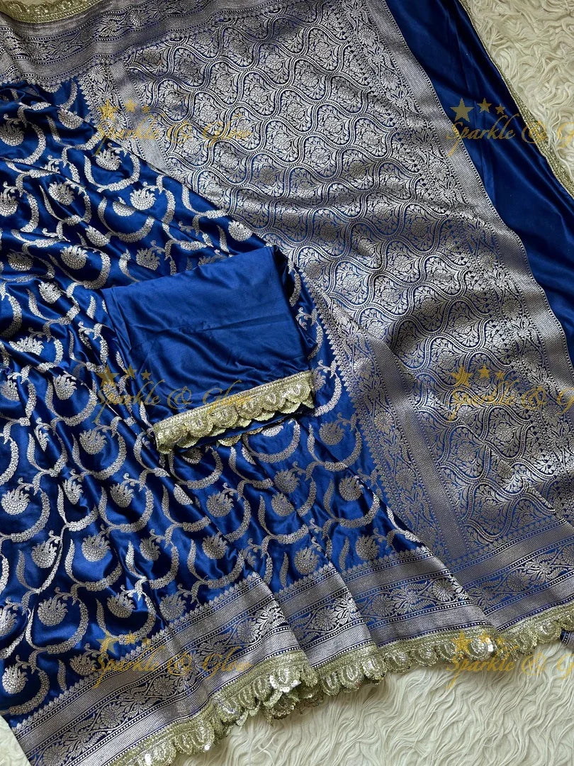 Stunning Banarasi Mashru Silk Saree