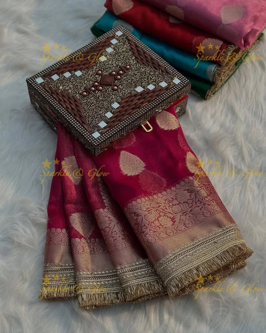 Traditional Banarasi Tissue Silk Saree