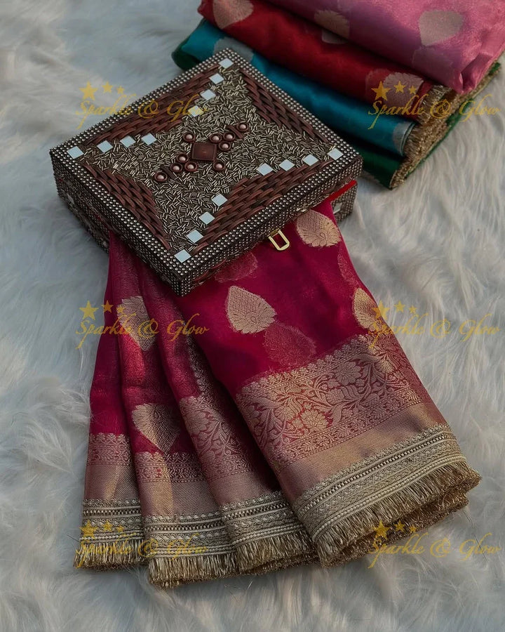 Traditional Banarasi Tissue Silk Saree