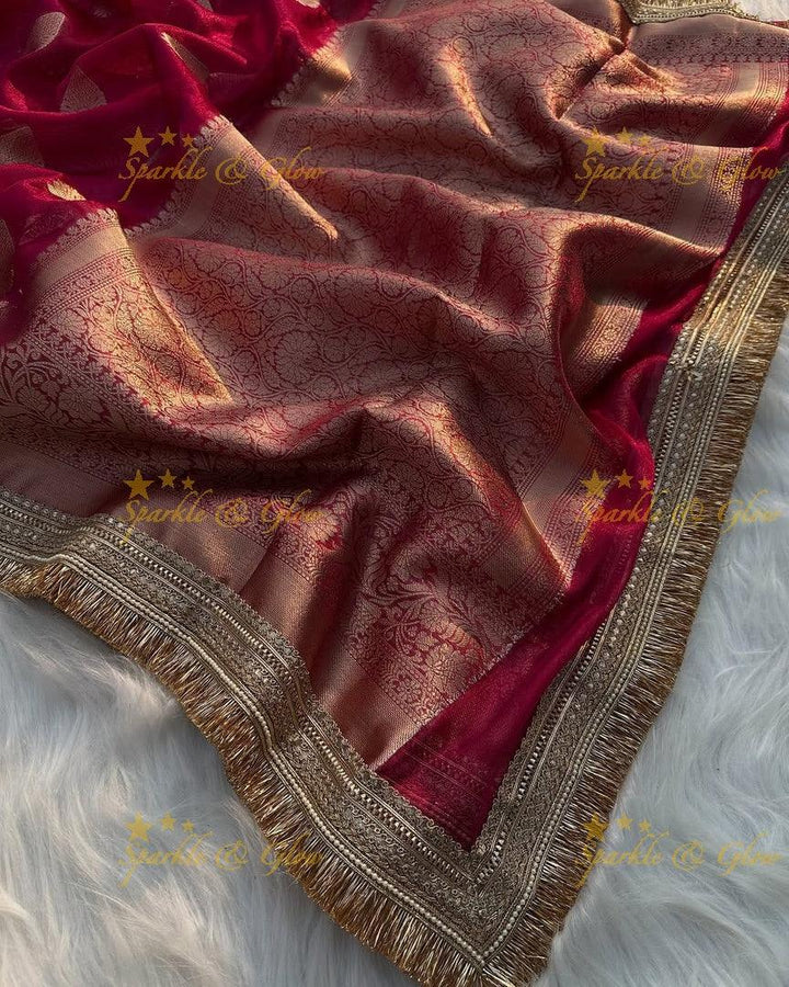 Traditional Banarasi Tissue Silk Saree