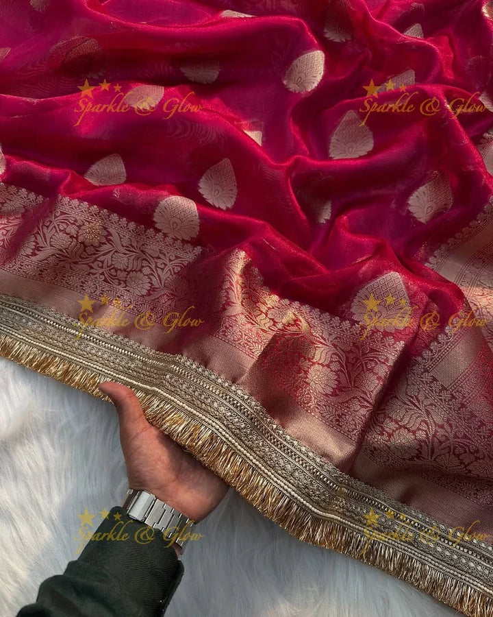 Traditional Banarasi Tissue Silk Saree
