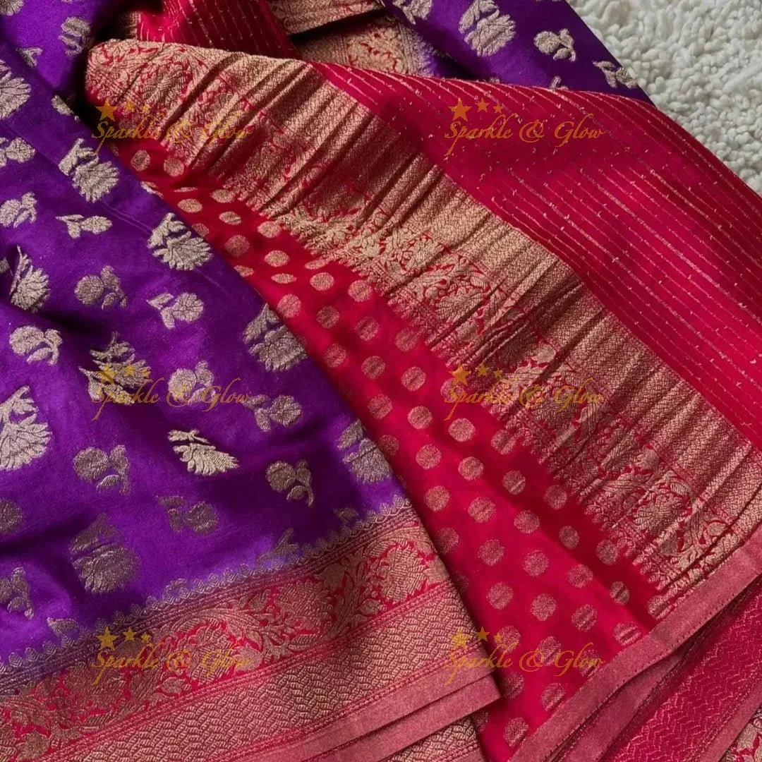 Banarasi Chinnon Crepe Georgette saree