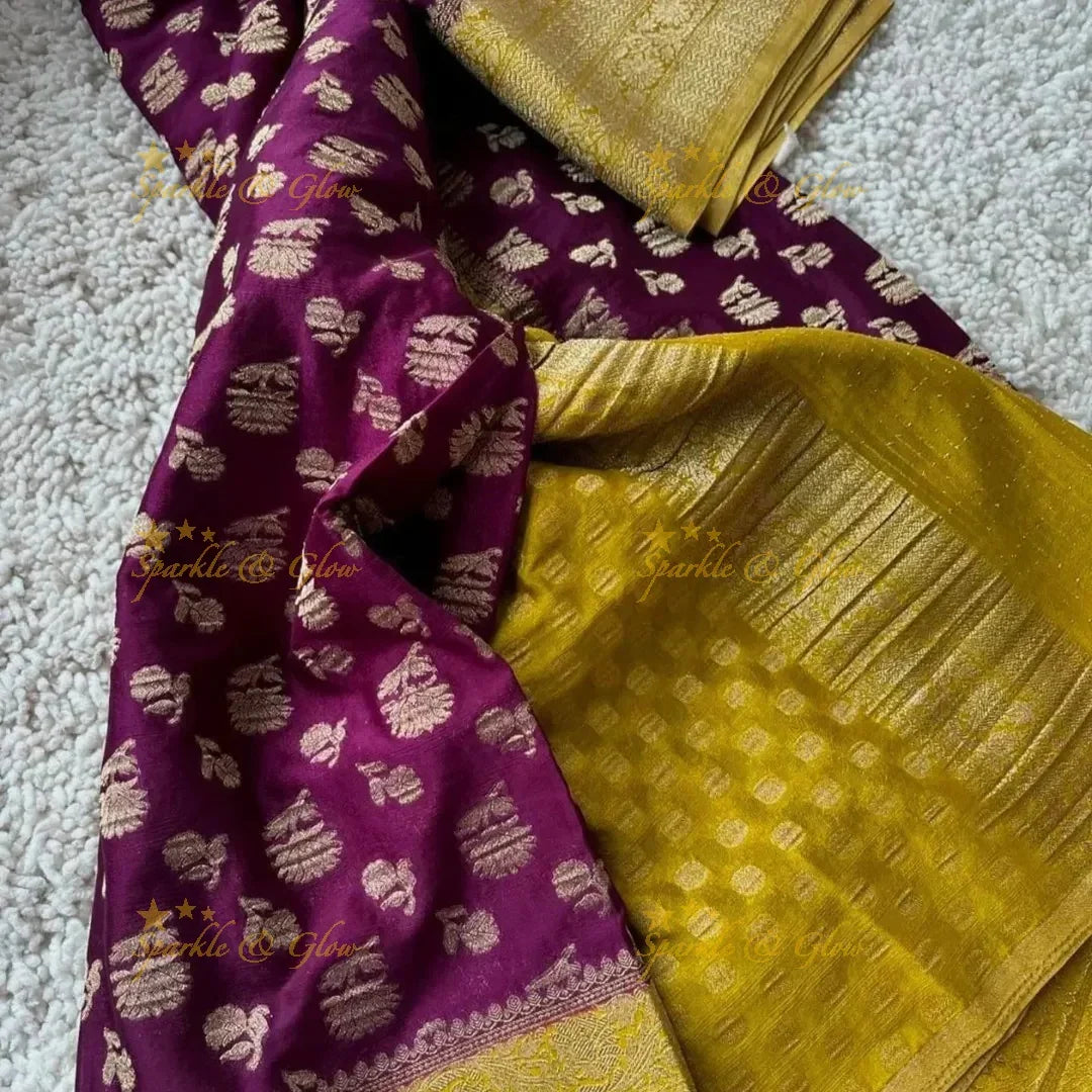 Banarasi Chinnon Crepe Georgette saree