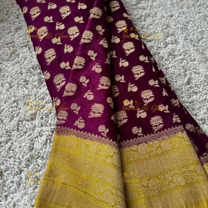 Banarasi Chinnon Crepe Georgette saree