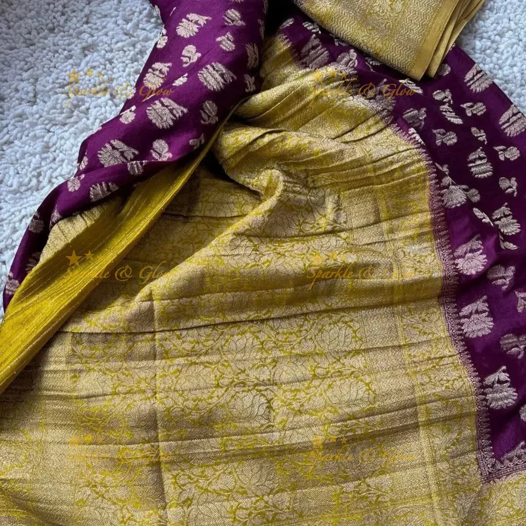 Banarasi Chinnon Crepe Georgette saree