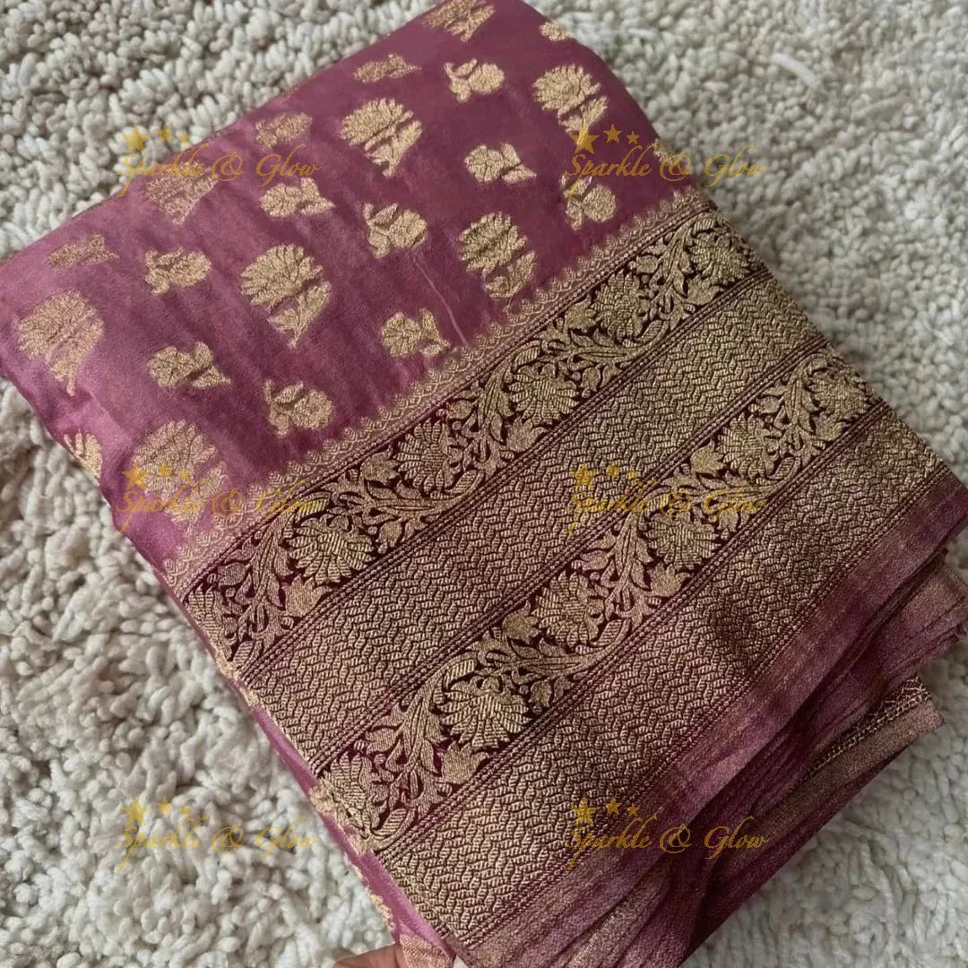Banarasi Chinnon Crepe Georgette saree