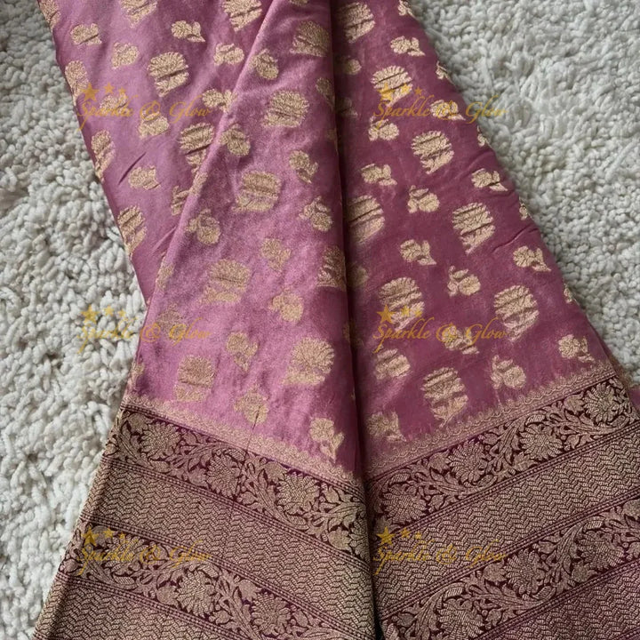 Banarasi Chinnon Crepe Georgette saree