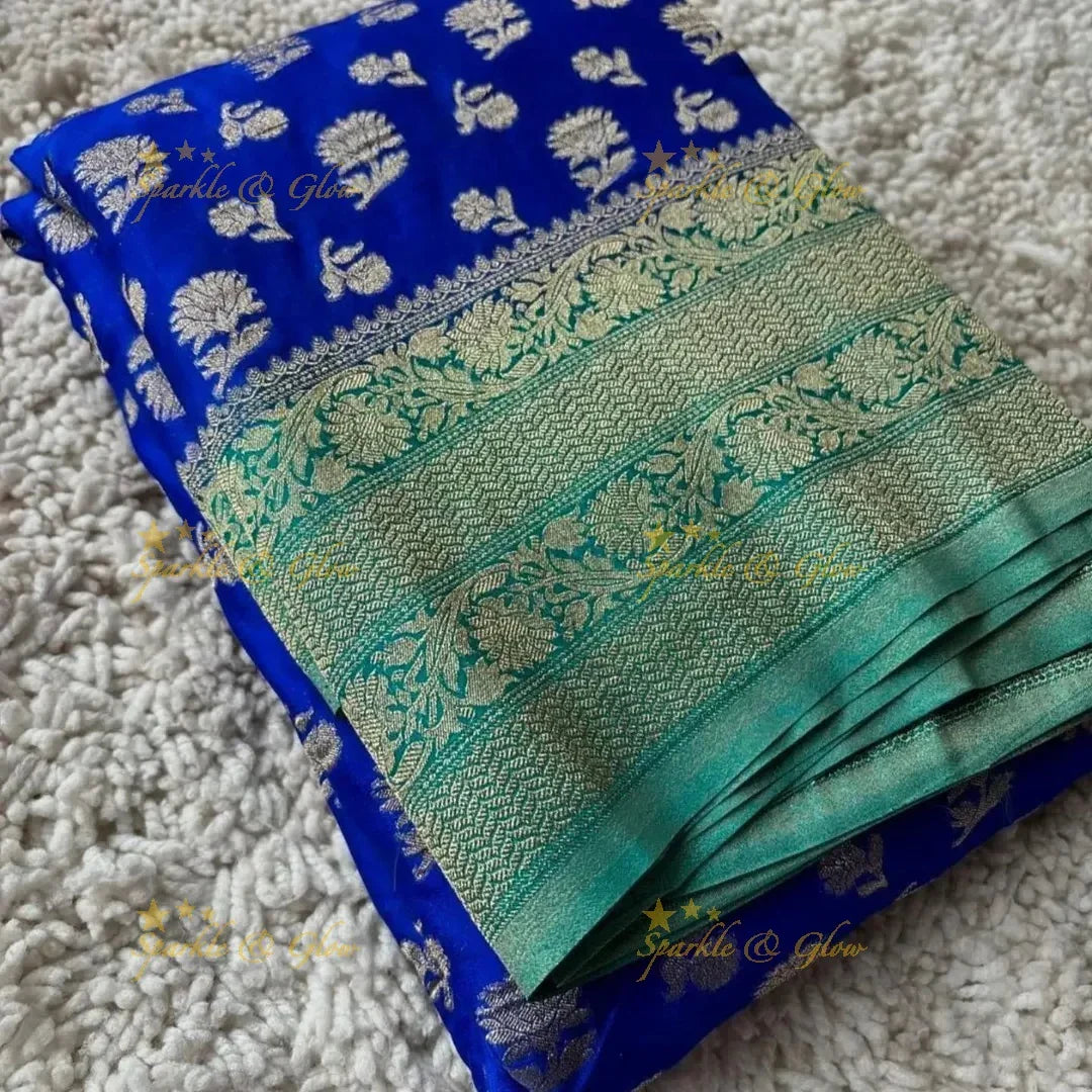 Banarasi Chinnon Crepe Georgette saree