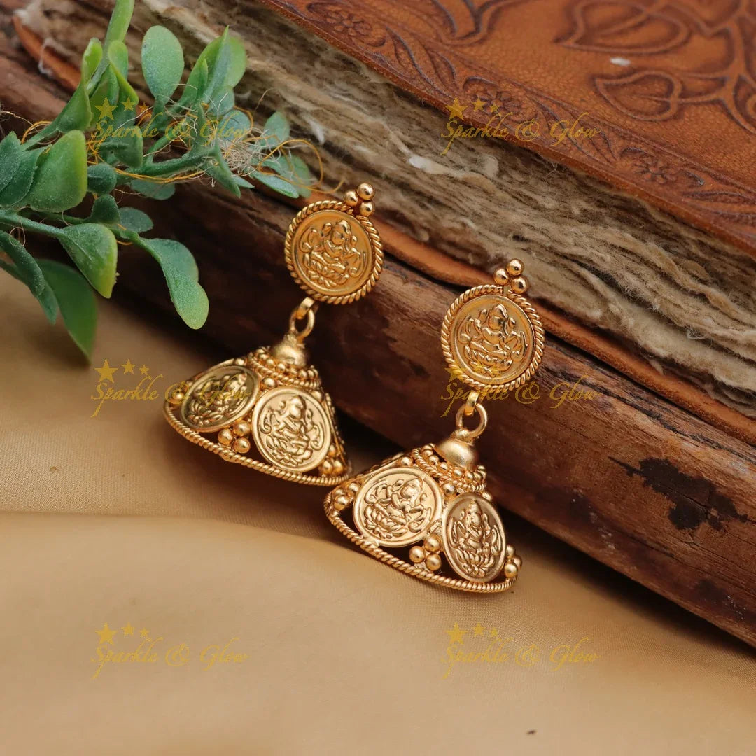 Exquisite Lakshmi Coin Temple Necklace - New Arrival