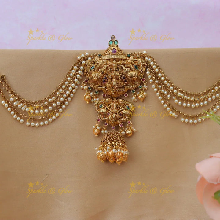 Magnificent Lakshmi Kemp Jadabilla with Pearl Elegance