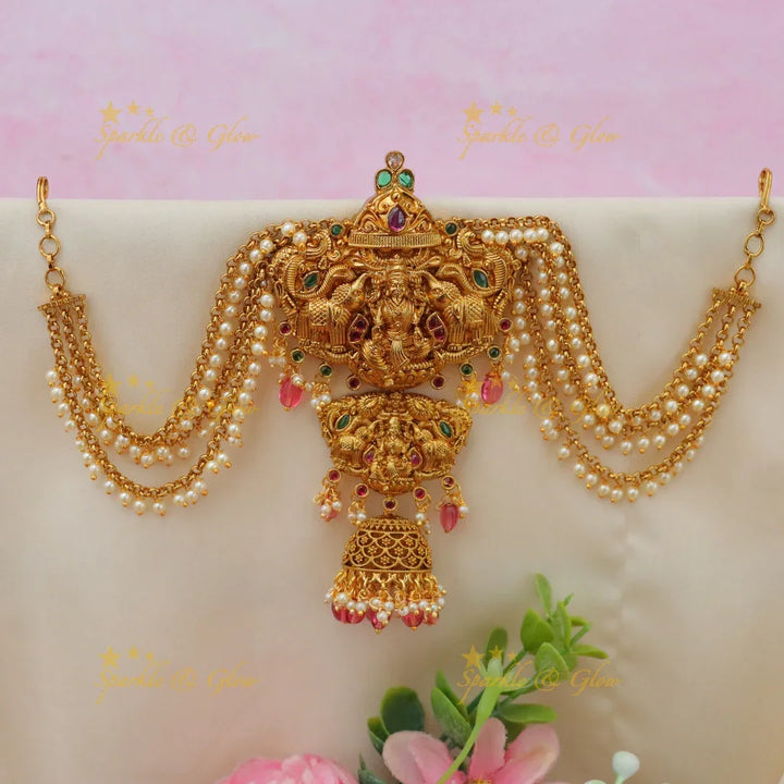 Magnificent Lakshmi Kemp Jadabilla with Pearl Elegance