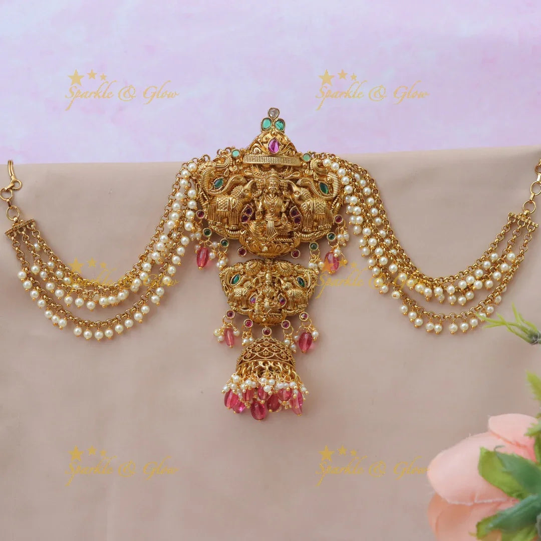 Magnificent Lakshmi Kemp Jadabilla with Pearl Elegance