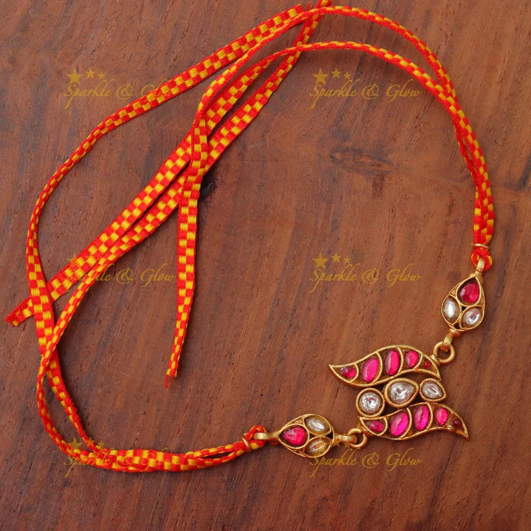 Exquisite Kundan Rakhi for Special Festive Moments