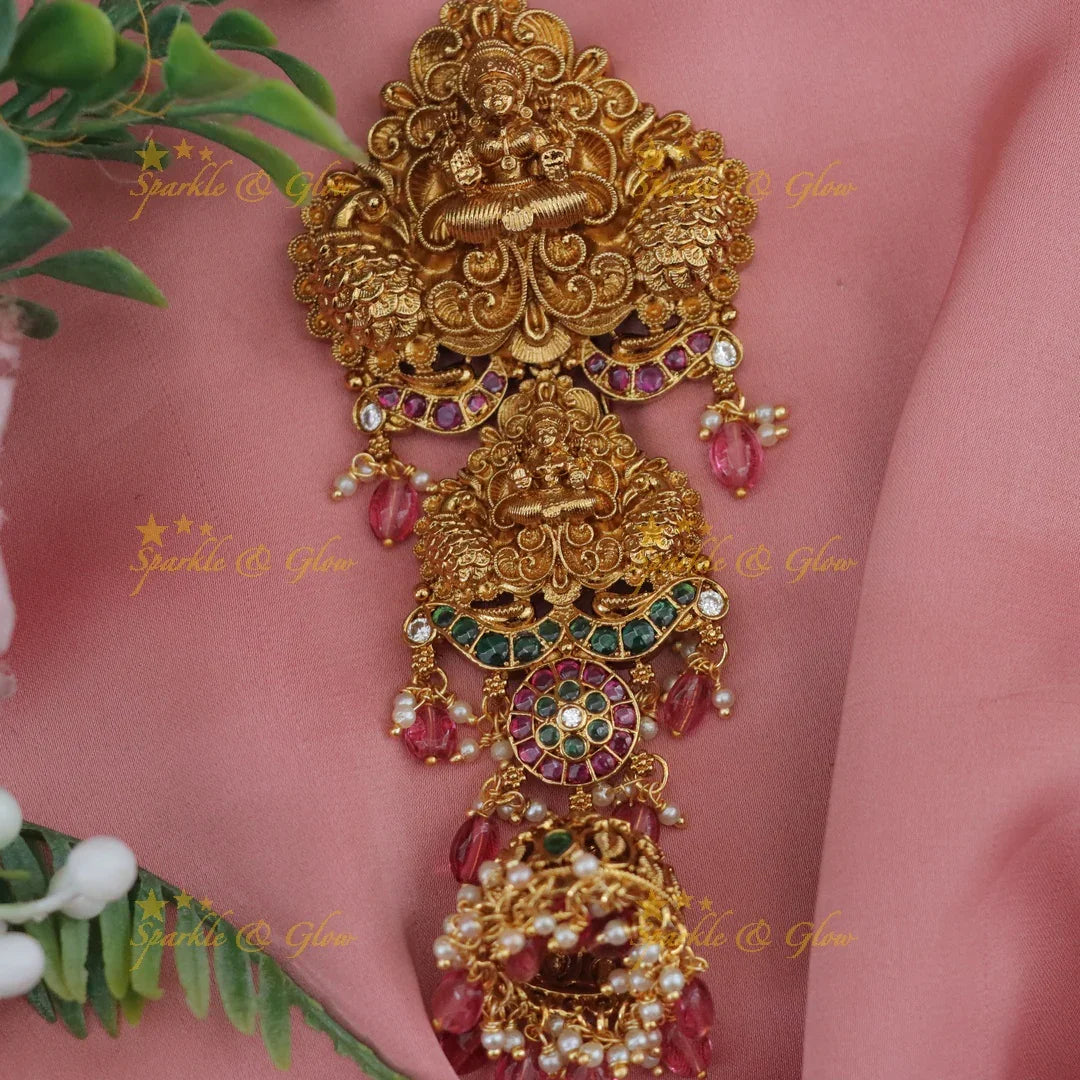 Exquisite Temple Kemp Lakshmi Floral Hair Pin