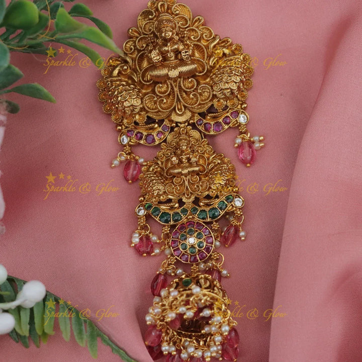 Exquisite Temple Kemp Lakshmi Floral Hair Pin