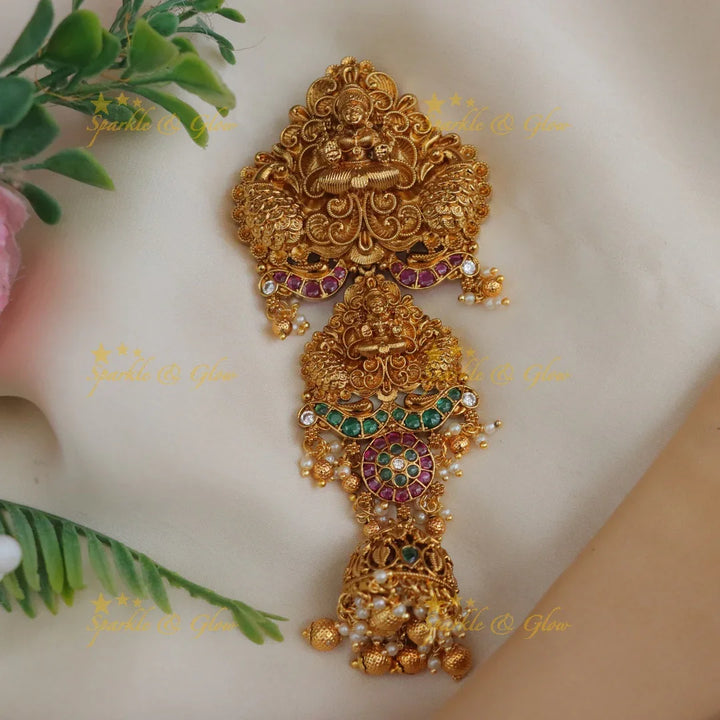 Exquisite Temple Kemp Lakshmi Floral Hair Pin